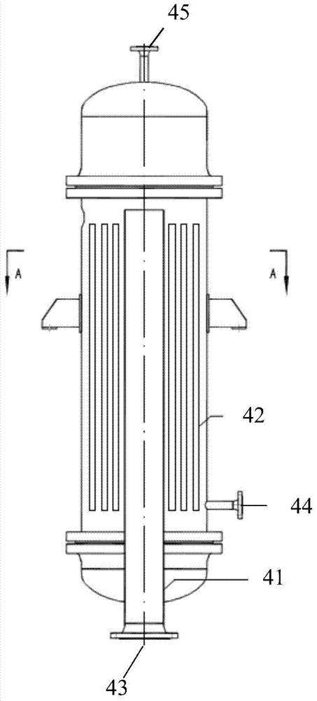 Industrial wastewater treatment device and treatment method