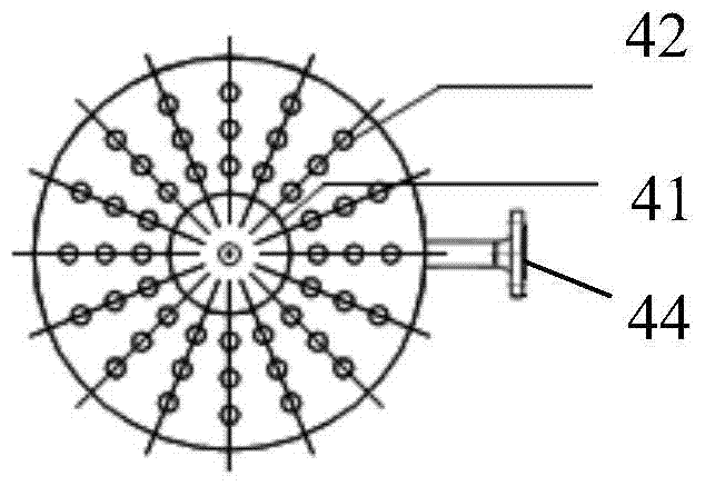 Industrial wastewater treatment device and treatment method