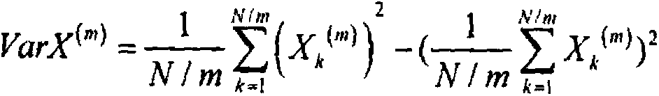 FARIMA model Hurst parameter estimation method based on domain searching