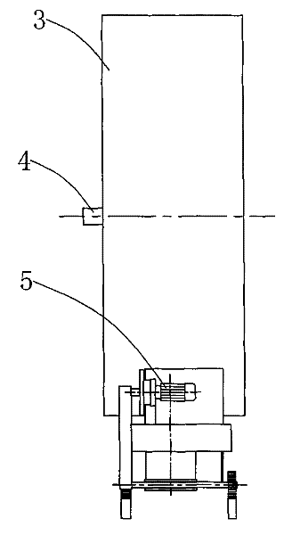 Automatic transposition side-draught exhaust gas suction device