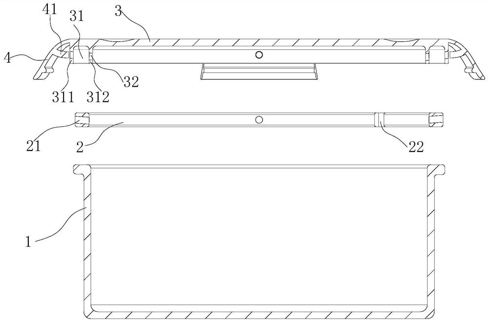 A lunch box with ventilation holes and noise reduction