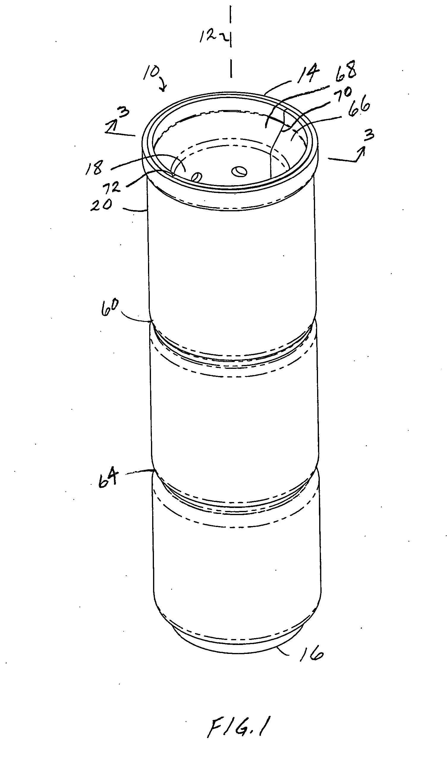 Resonator with retention ribs