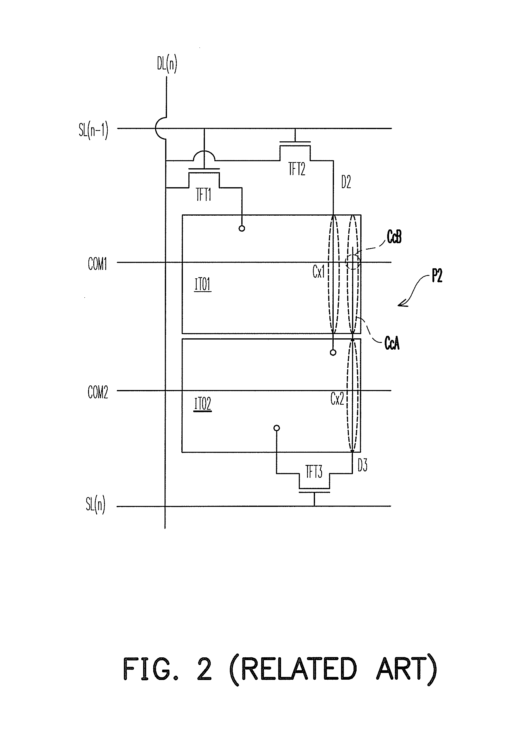 Pixel array, liquid crystal display panel, and electro-optical apparatus