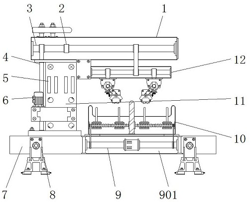 Automatic multi-station shock absorber pressure spring production equipment