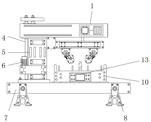 Automatic multi-station shock absorber pressure spring production equipment