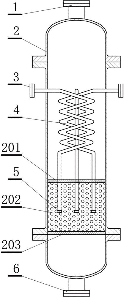 No-heat-exchange energy saving preparation device and method for preparing ammonia water from liquid ammonia directly