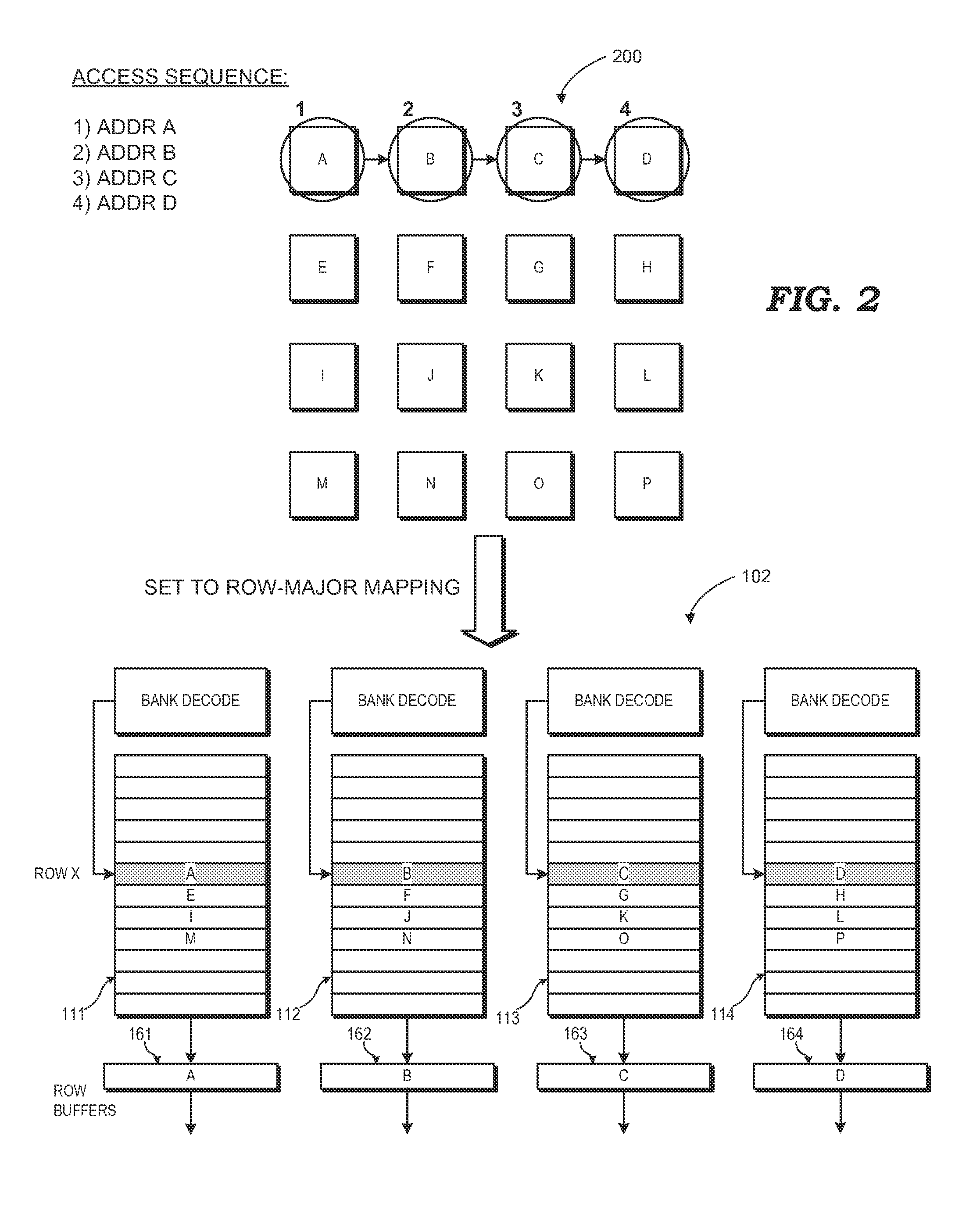 Programmable physical address mapping for memory