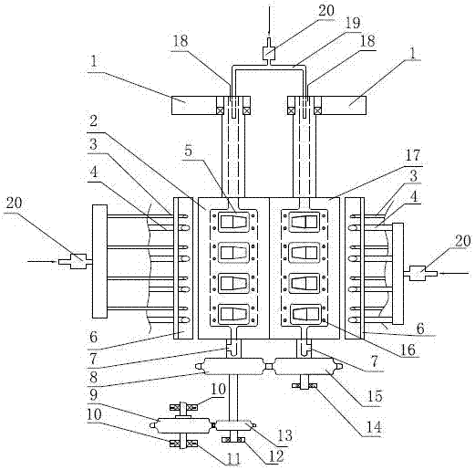 Method and device for forming optical glass