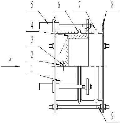 Metal hard sealing butterfly valve with moving valve seat