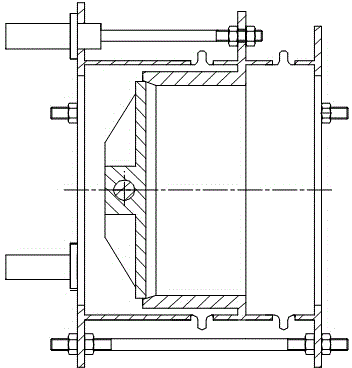 Metal hard sealing butterfly valve with moving valve seat