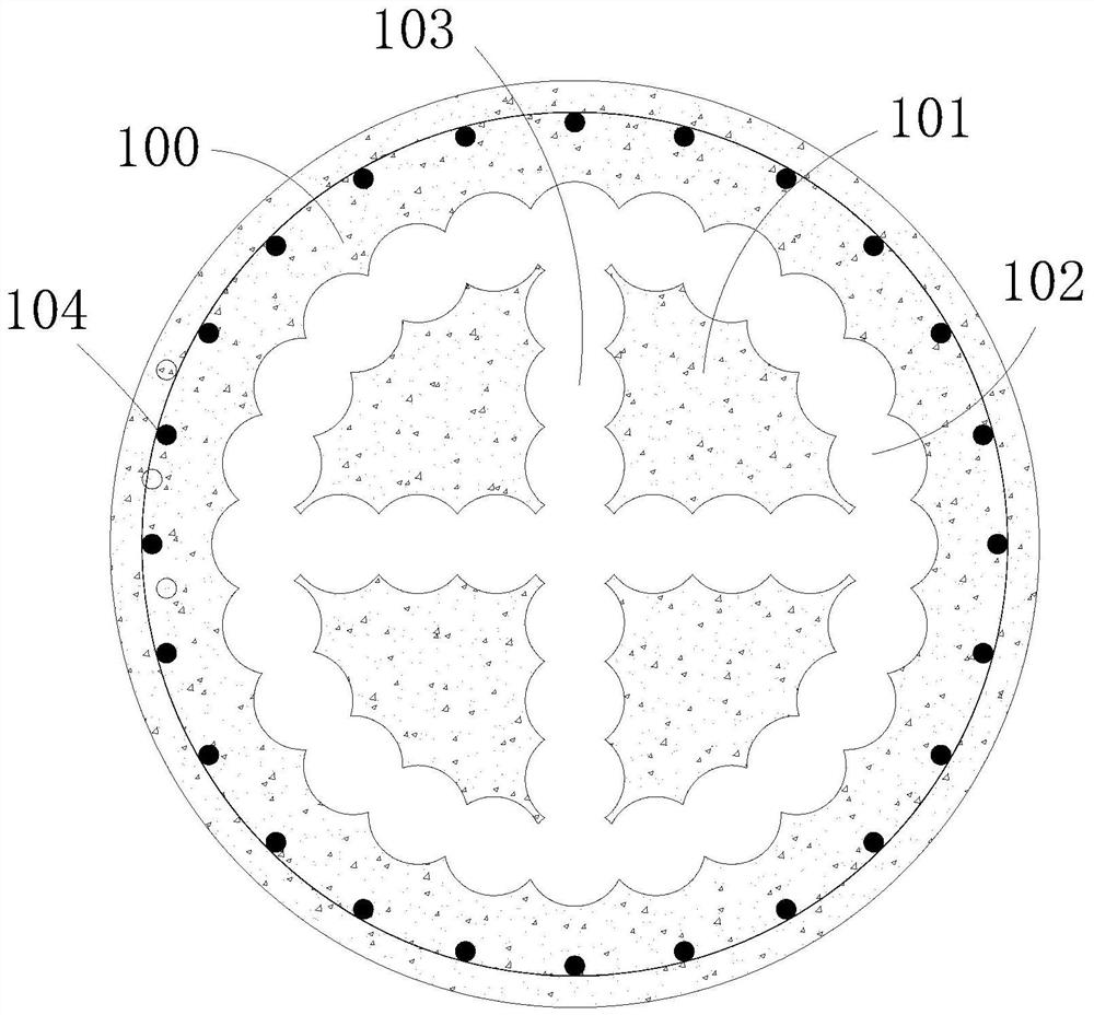 Method for maintaining and treating defective cast-in-place pile