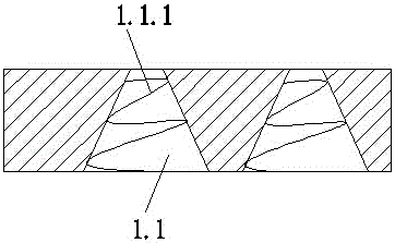 High-efficiency divergent type microporous aerator