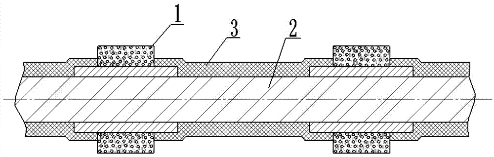 Wire saw bead string and manufacturing method thereof