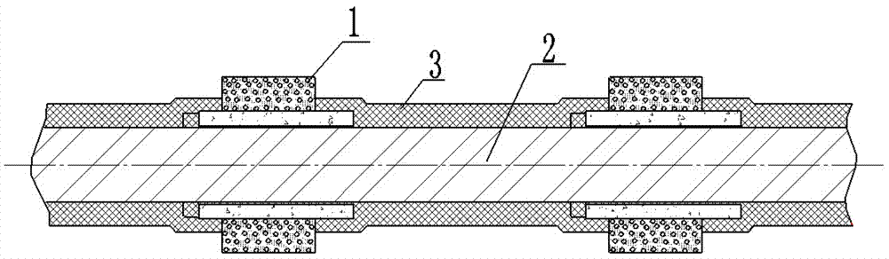 Wire saw bead string and manufacturing method thereof