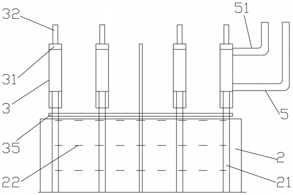 Prefabricated column and cast-in-place concrete structure sleeve inverted insertion type one-time grouting construction method