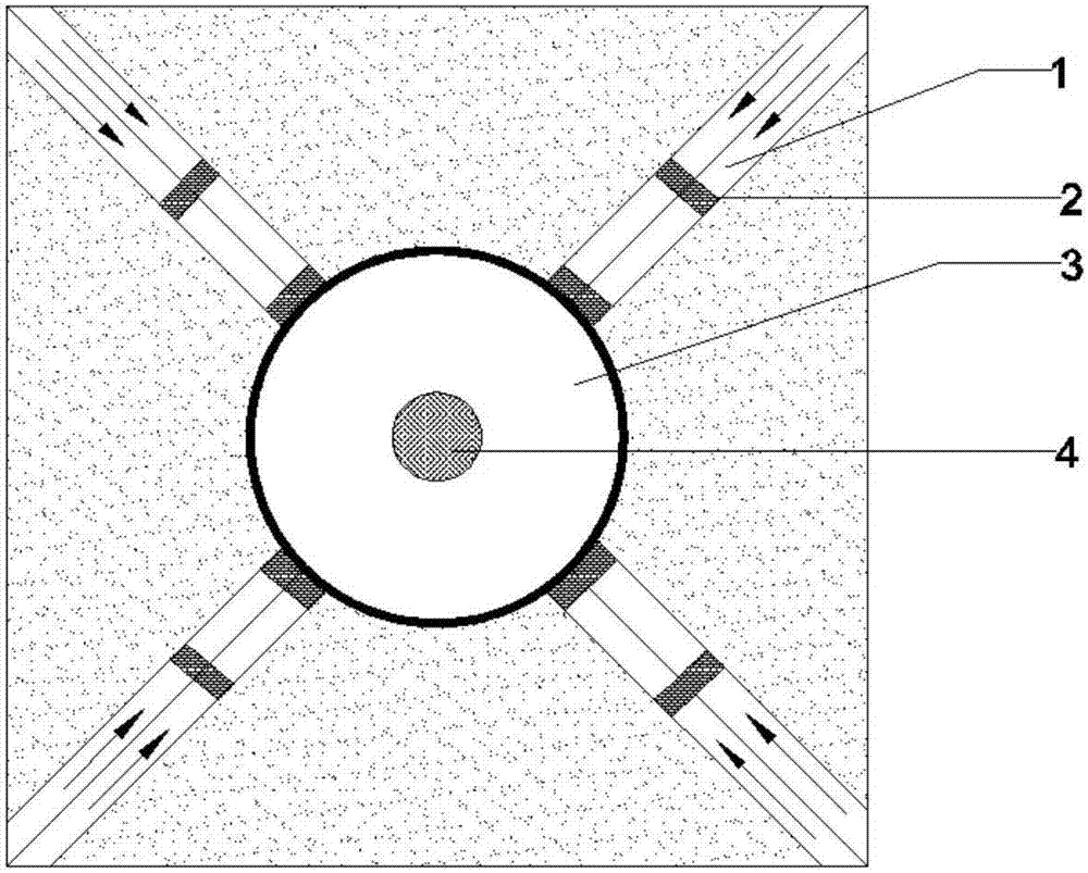 Method for remedying polluted soil through multi-pond-alga water circulation irrigation system