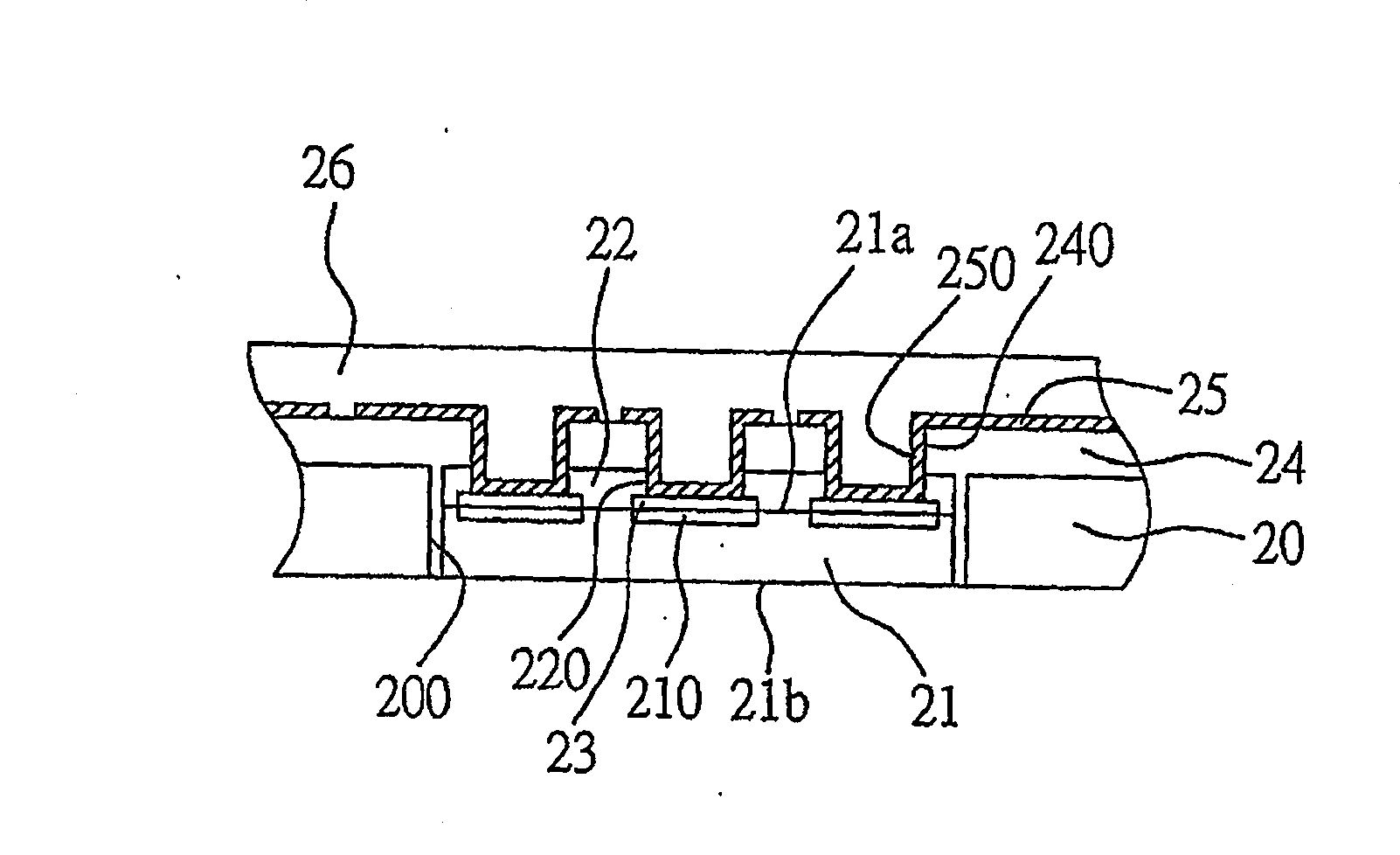 Electric connecting structure of circuit board embedding with semiconductor chip