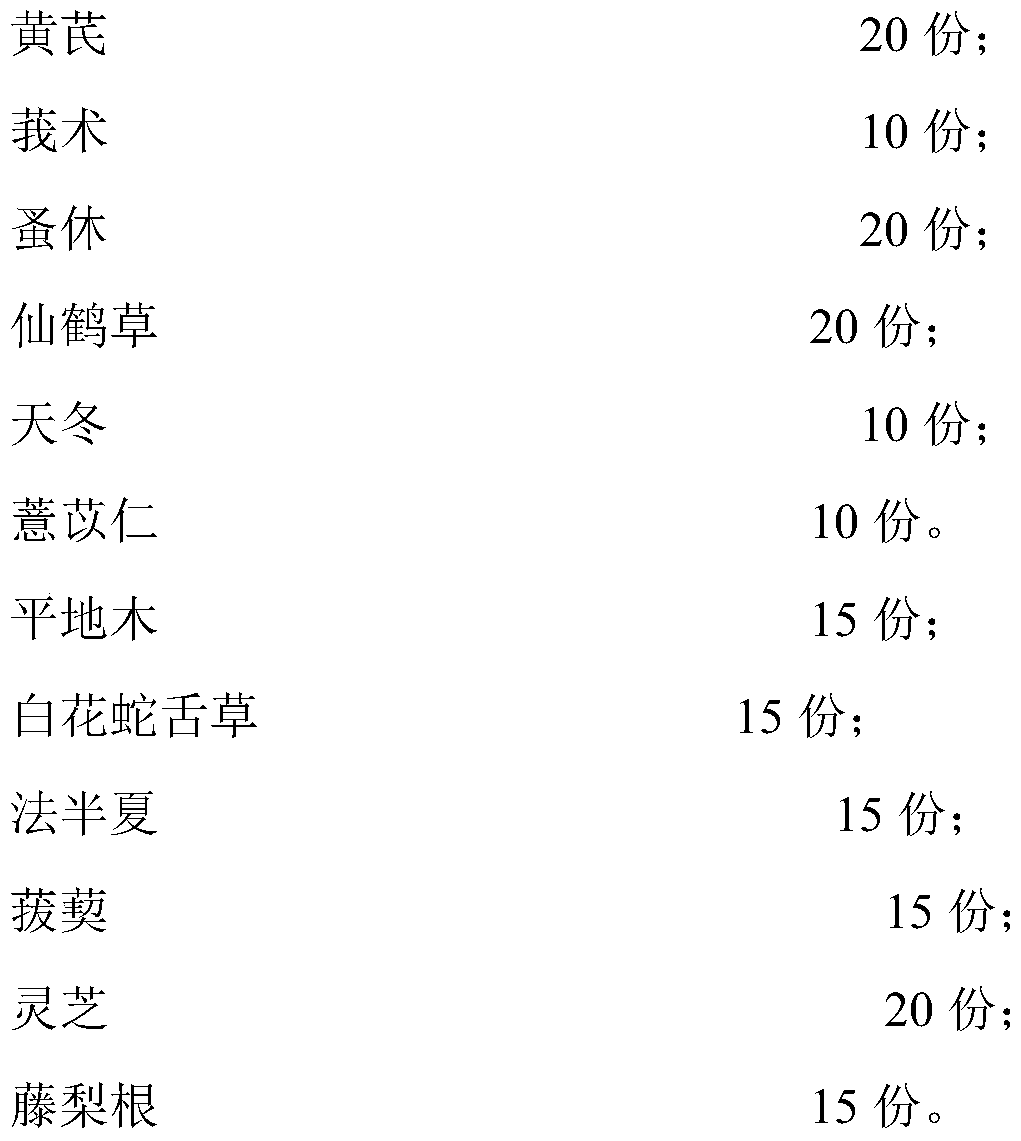 Traditional Chinese medicine composition for adjuvant treatment of liver cancer and preparation method and application thereof