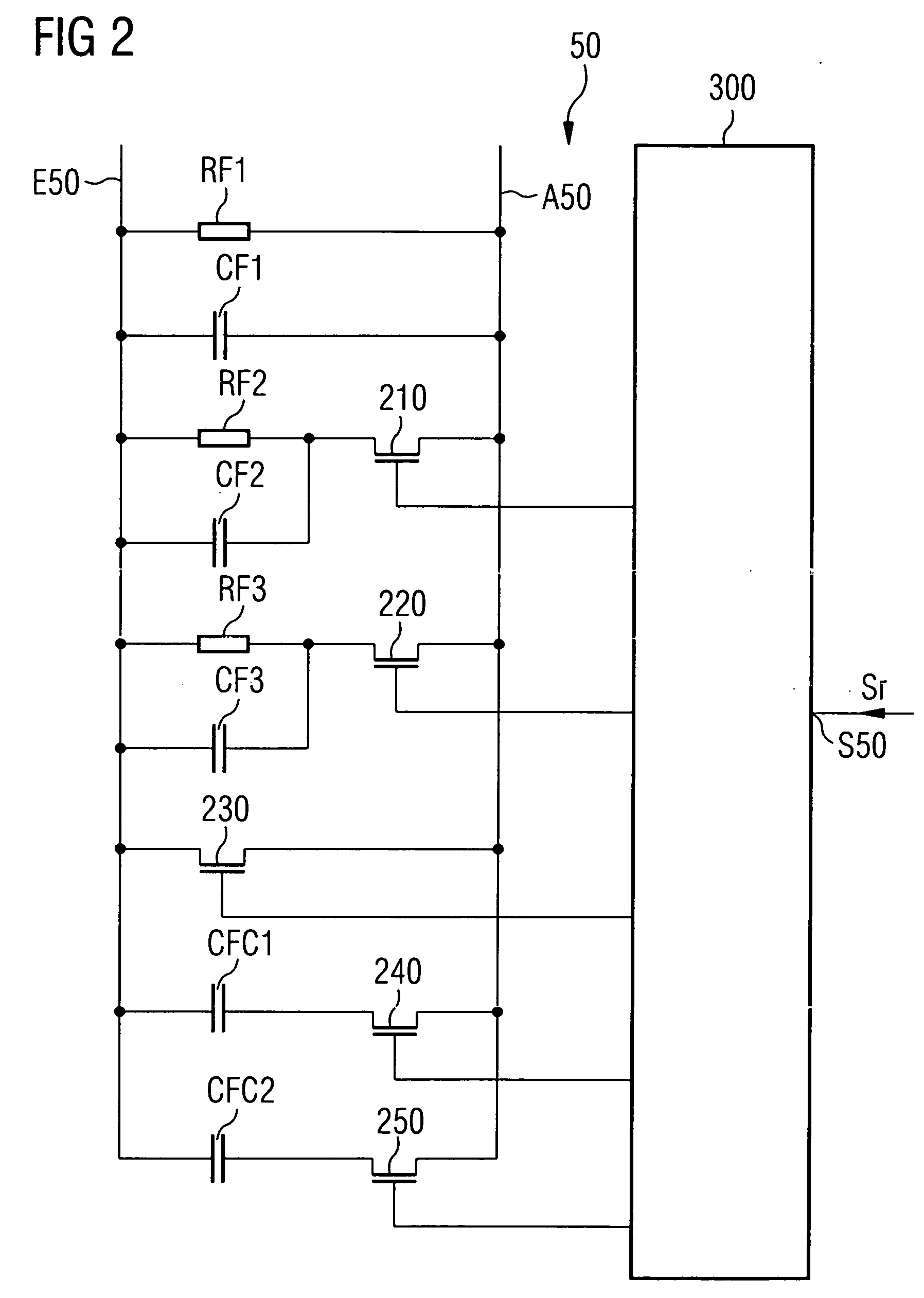 Receiver circuit having an optical reception device