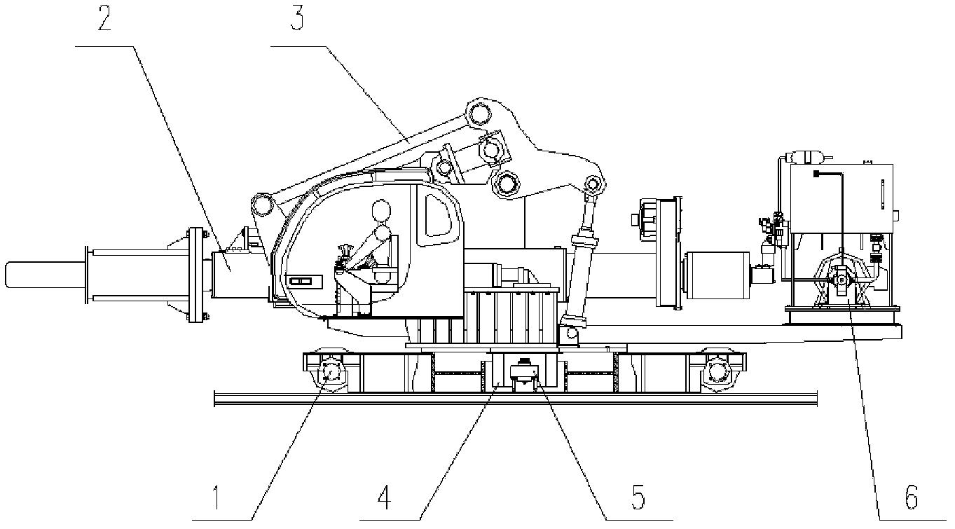 Multifunctional hydraulic track forging manipulator