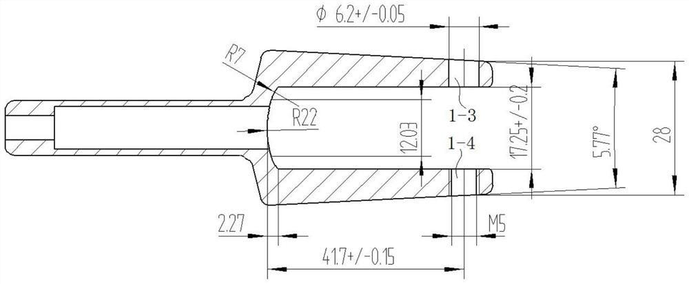 Machining tool, machining system and machining method for handle part