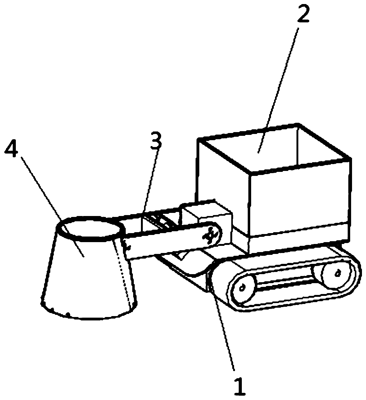 Flip type ping pang ball picking device