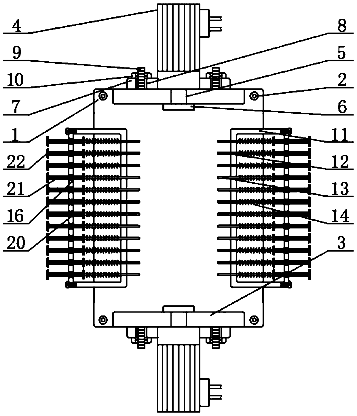 Workpiece processing safety fool-proof device of numerical control machine tool