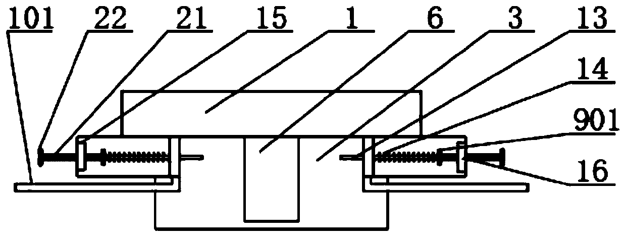 Workpiece processing safety fool-proof device of numerical control machine tool