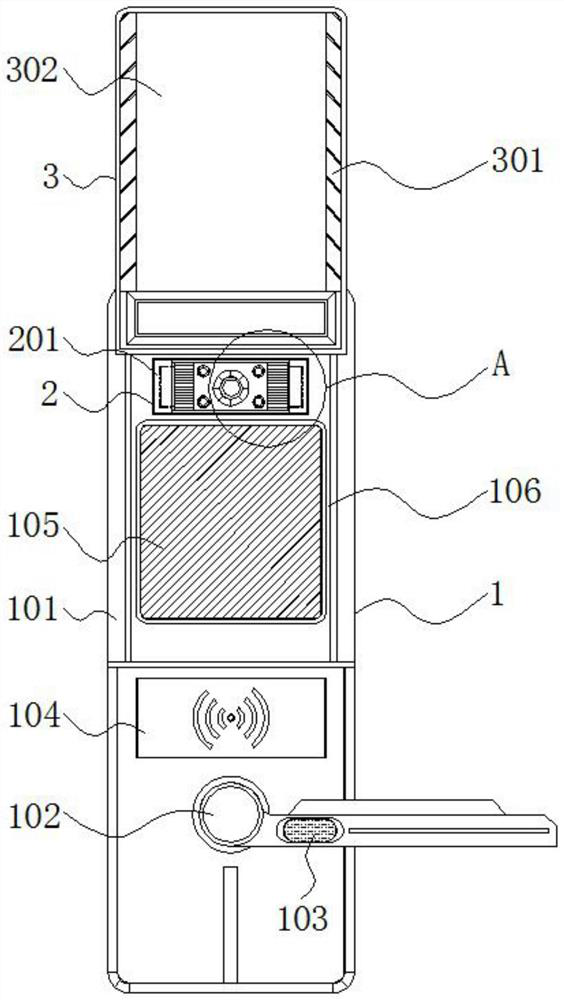 Display intelligent lock shell with anti-prying structure