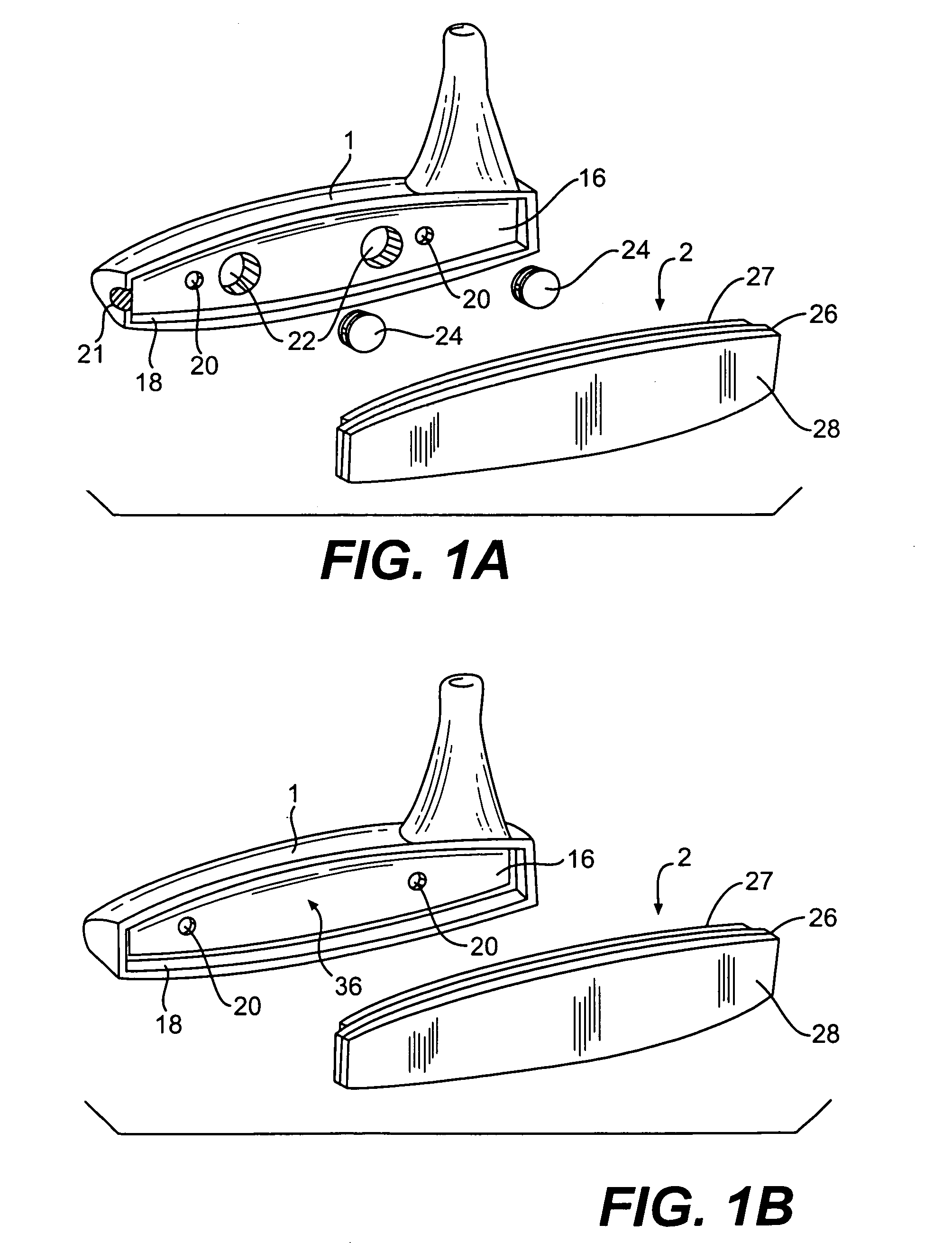 Golf club having replaceable striking surface attachments and method for replacing same