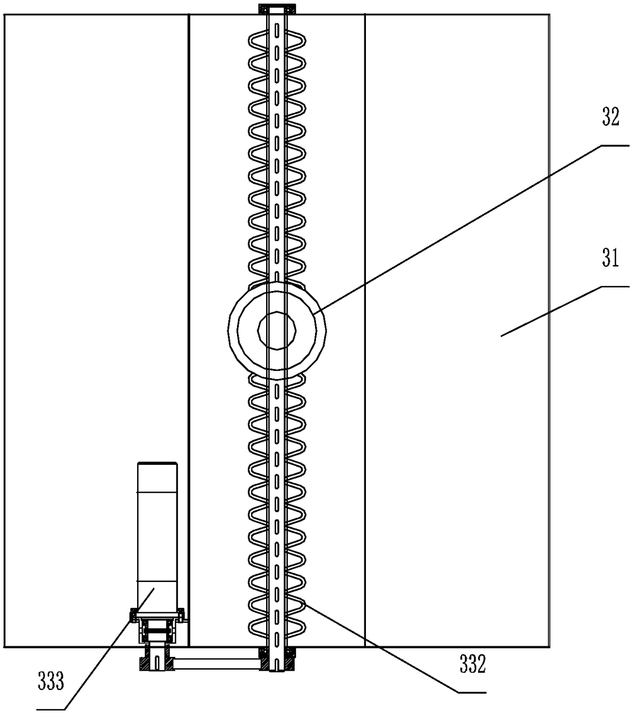 Greenhouse fertilizer applying machine