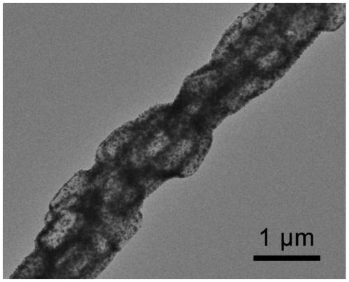 Composite micro-nano hollow fiber material as well as preparation method and application thereof