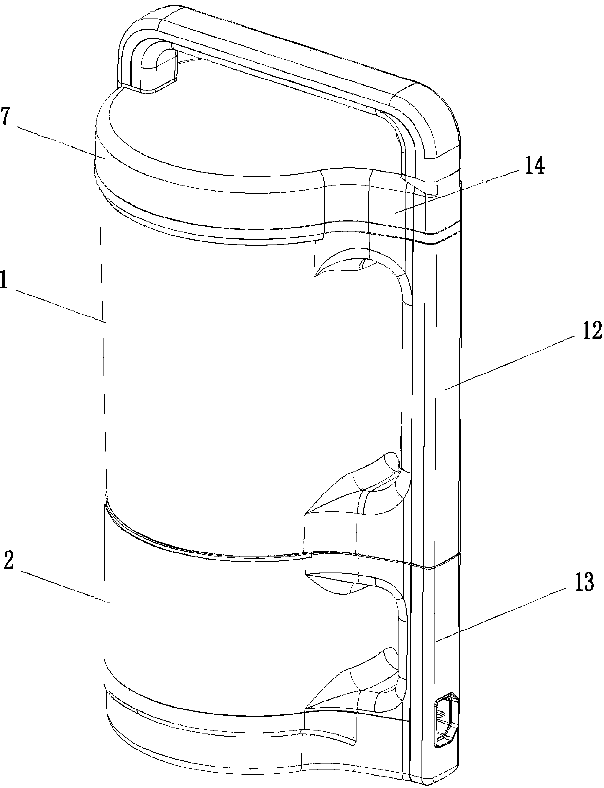 Multifunctional siphoning type food processor