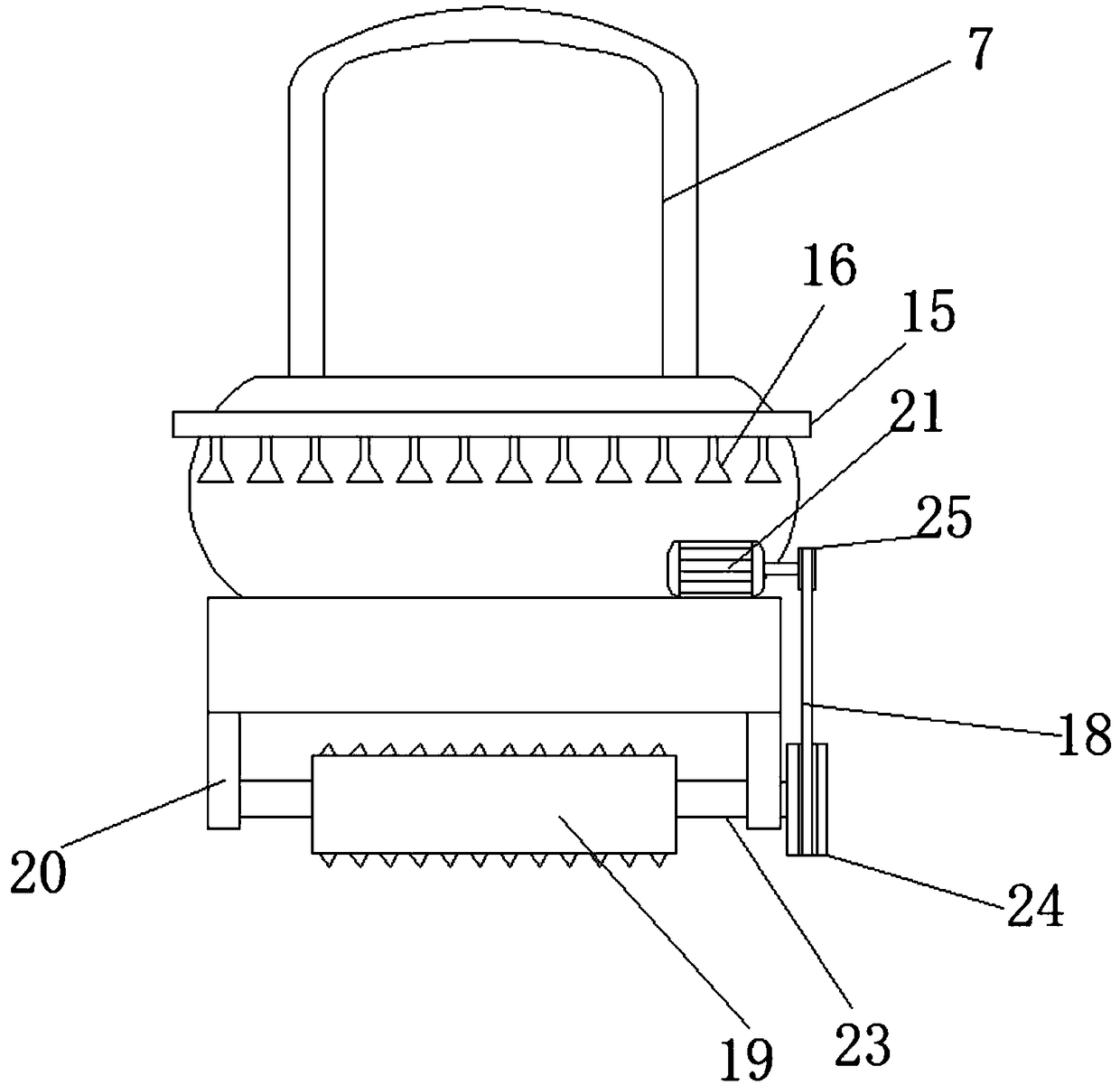 Root irrigation device with soil loosening function for agricultural production