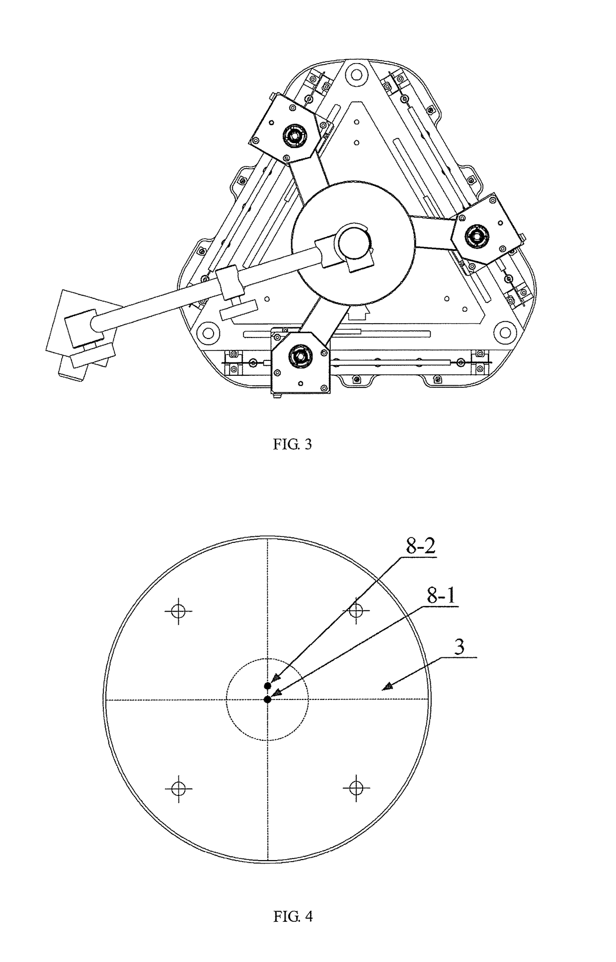 Parallel platform tracking control apparatus using visual device as sensor and control method thereof