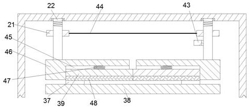 Fabric spreading and drying device