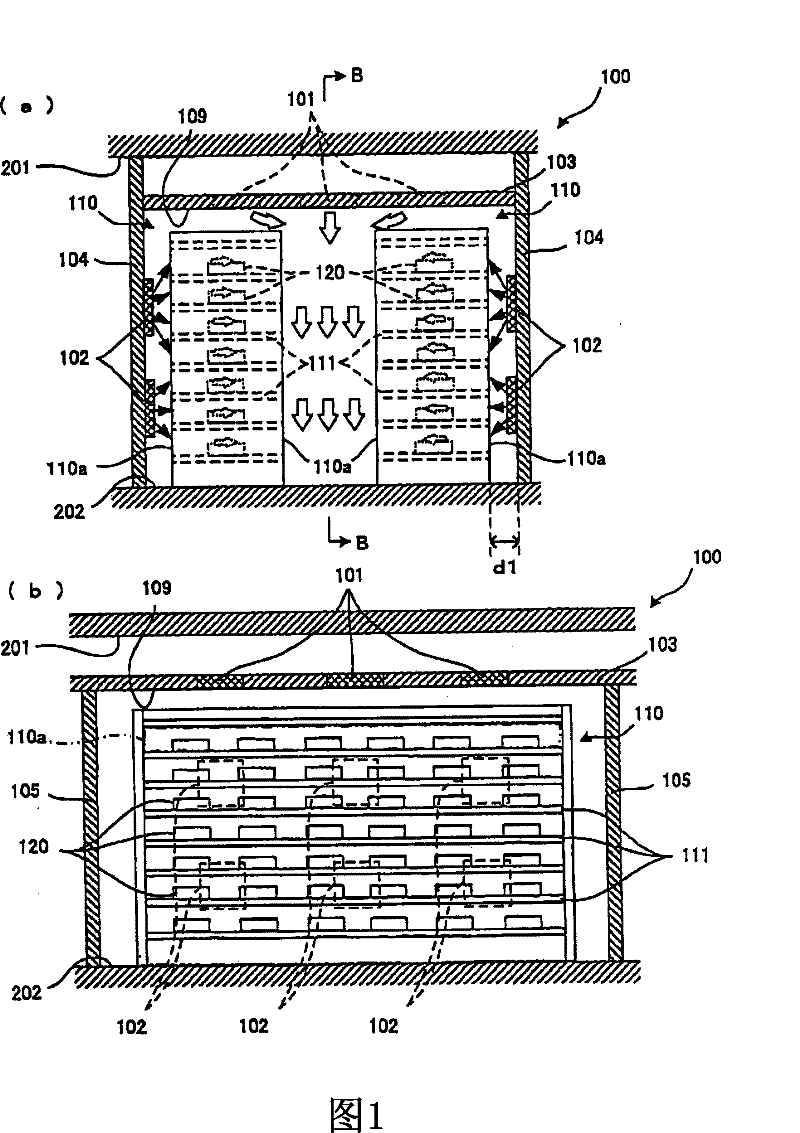 Stocker for semiconductor substrate