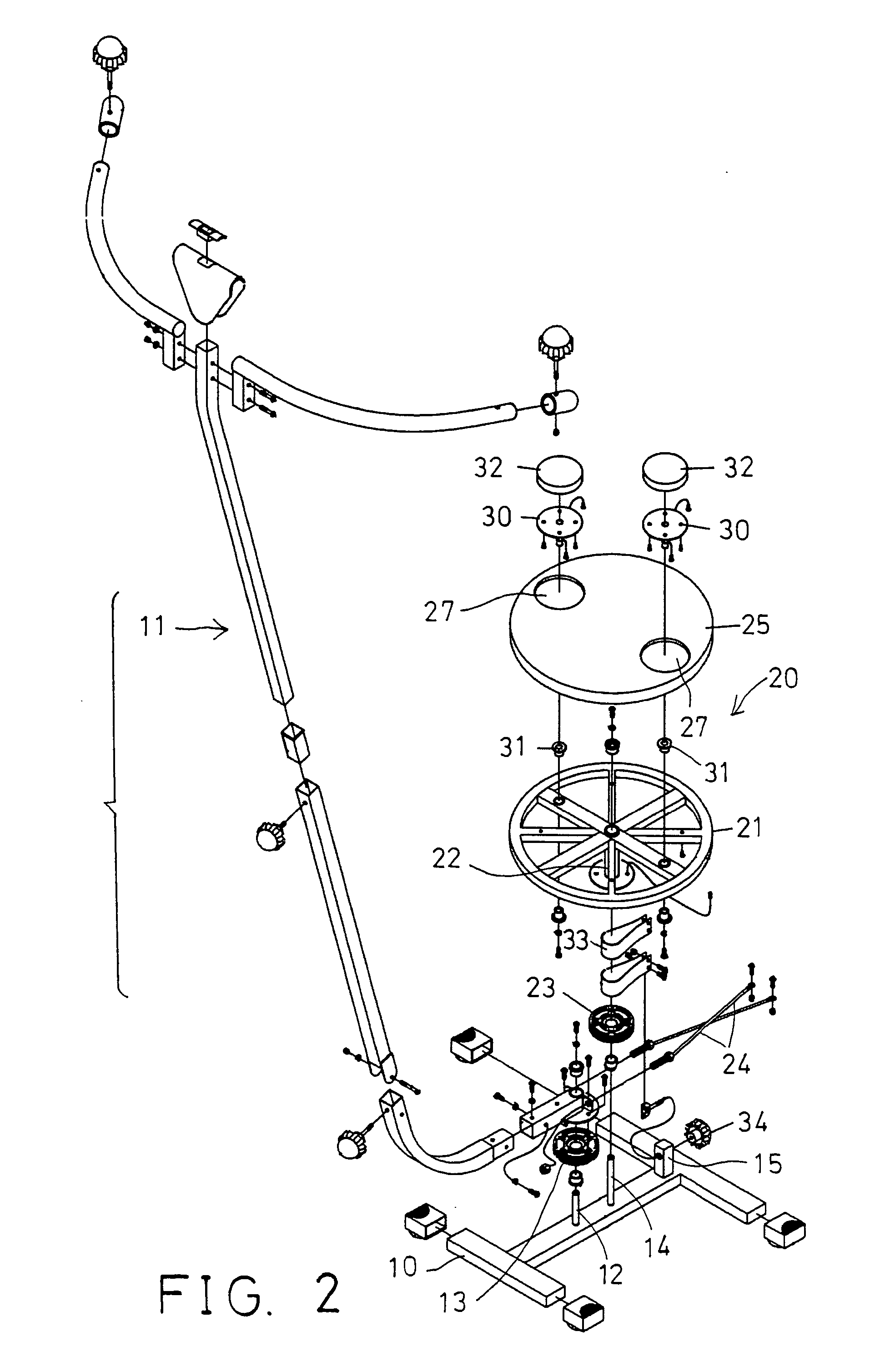 Twist exerciser having pivotal foot supports