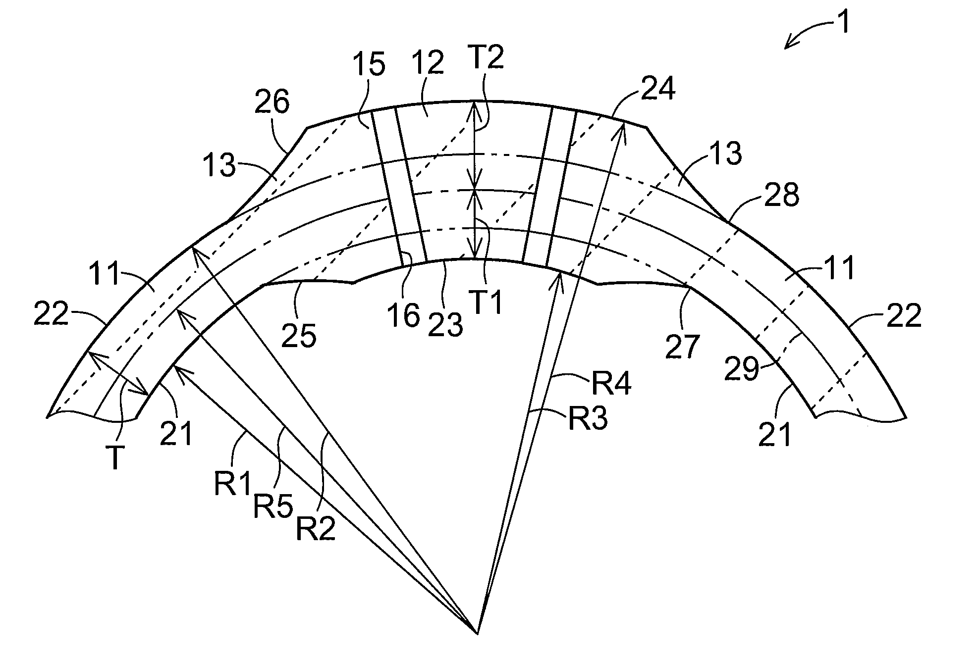 Shell of pressure-resistant container, pressure-resistant container, and exploratory apparatus