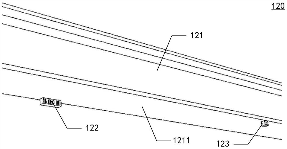 Motion equipment, positioning method, track set and motion system