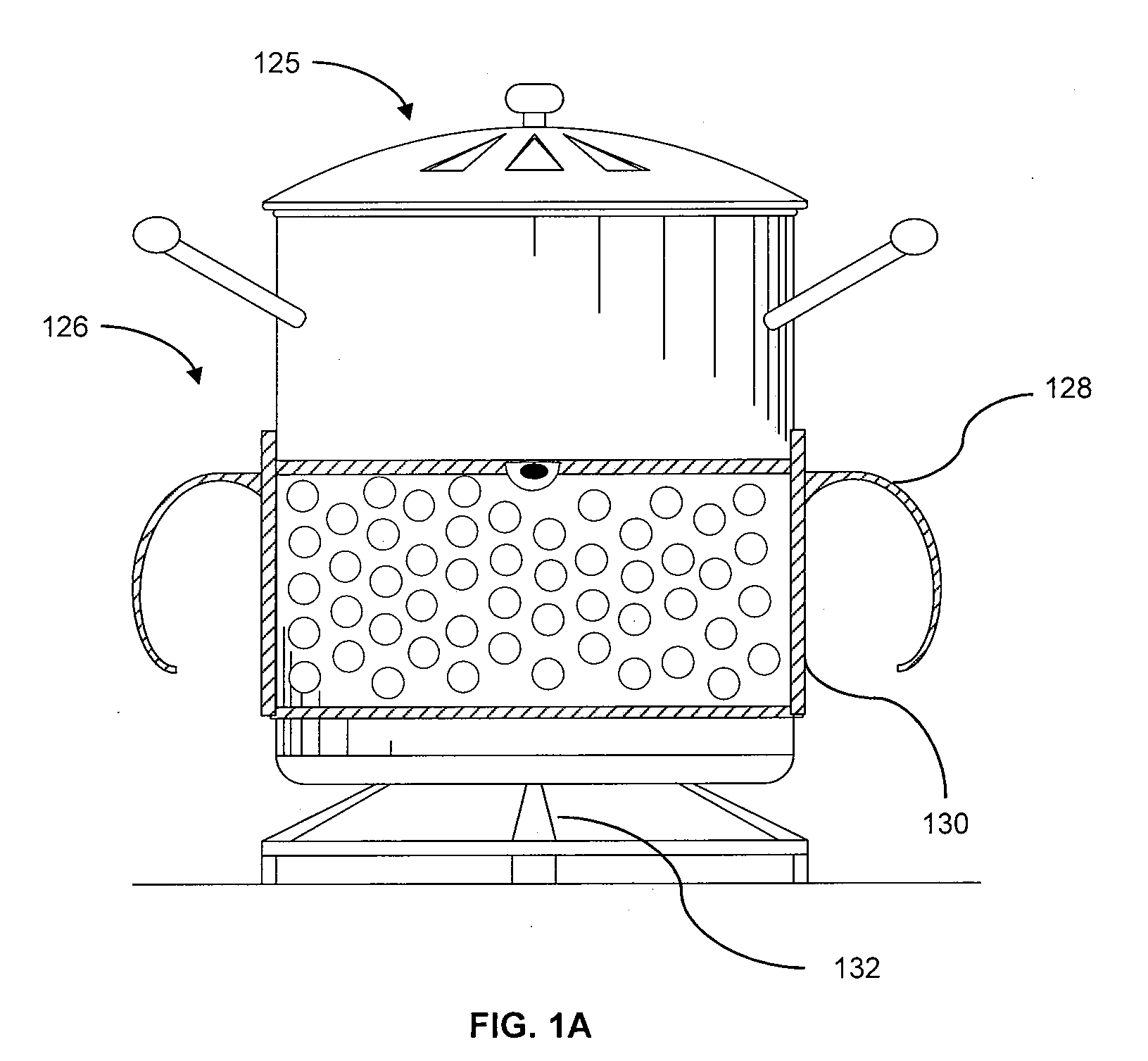 Intervening heat conducting medium