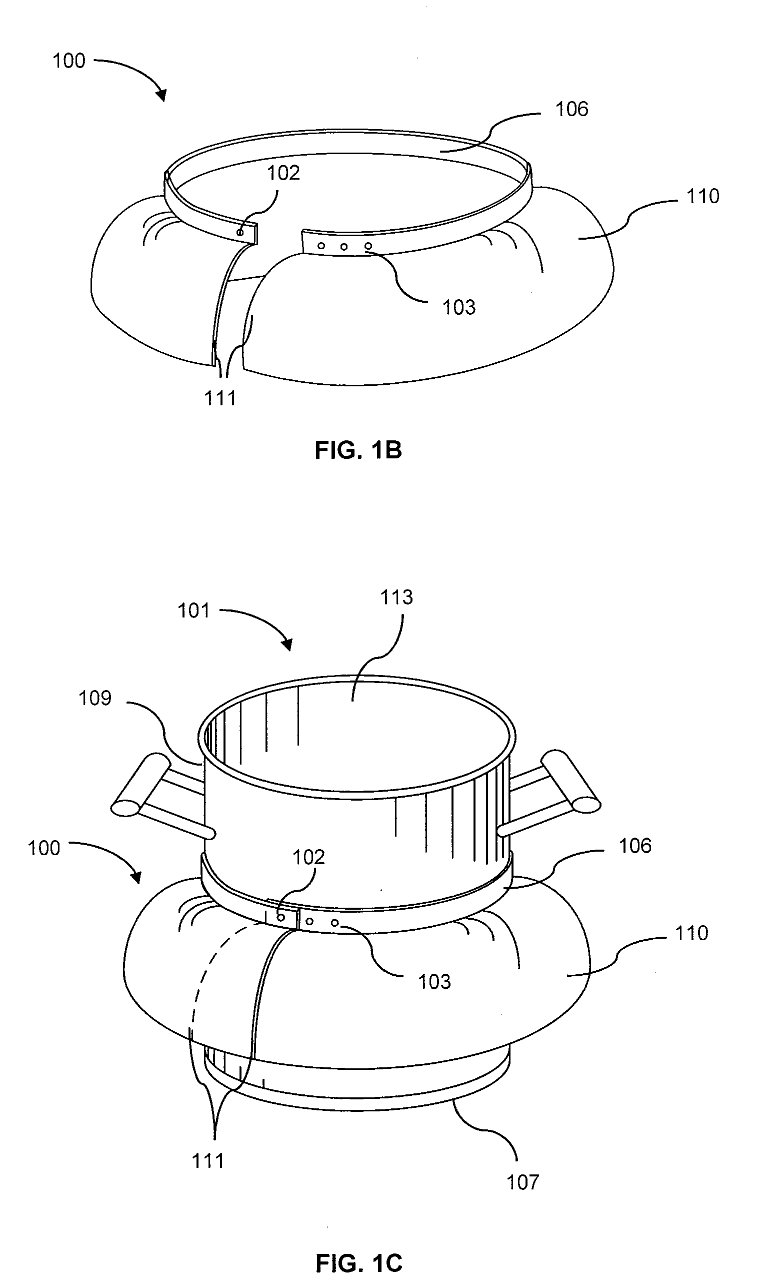 Intervening heat conducting medium