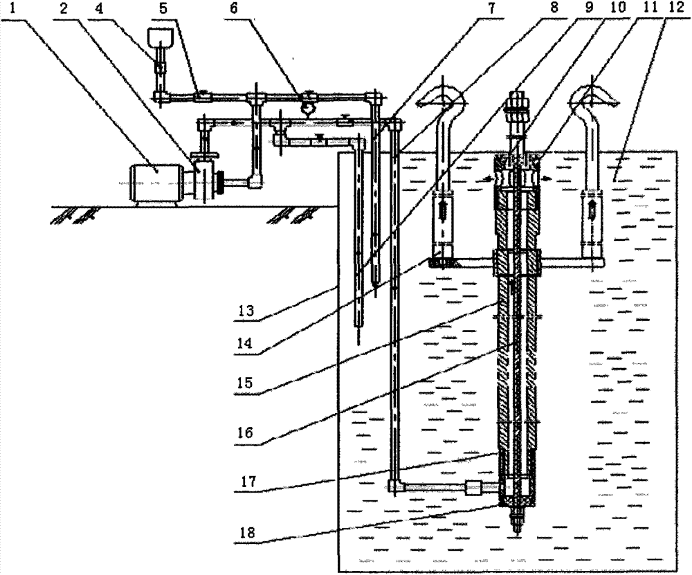 Liquid plating device for inner hole of slender pipe fitting