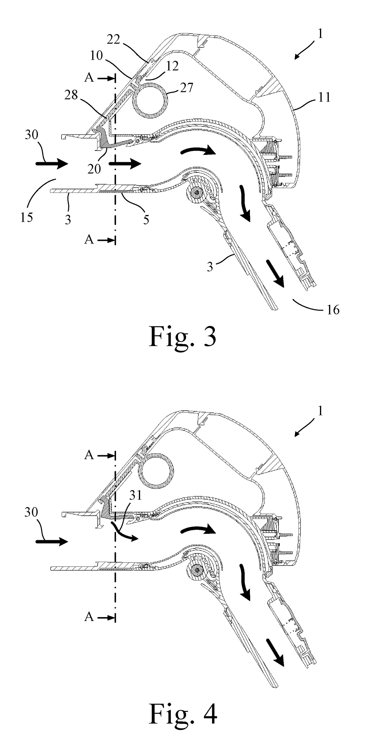 Handle assembly for a vacuum cleaner