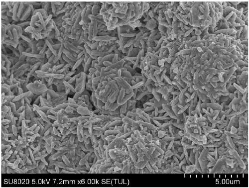 Method for preparing zeolitized particle material by using coal gangue powder generation dust residue