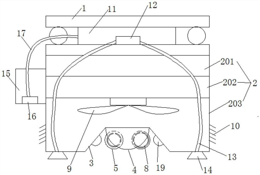 Five-eye tilt camera device and unmanned aerial vehicle