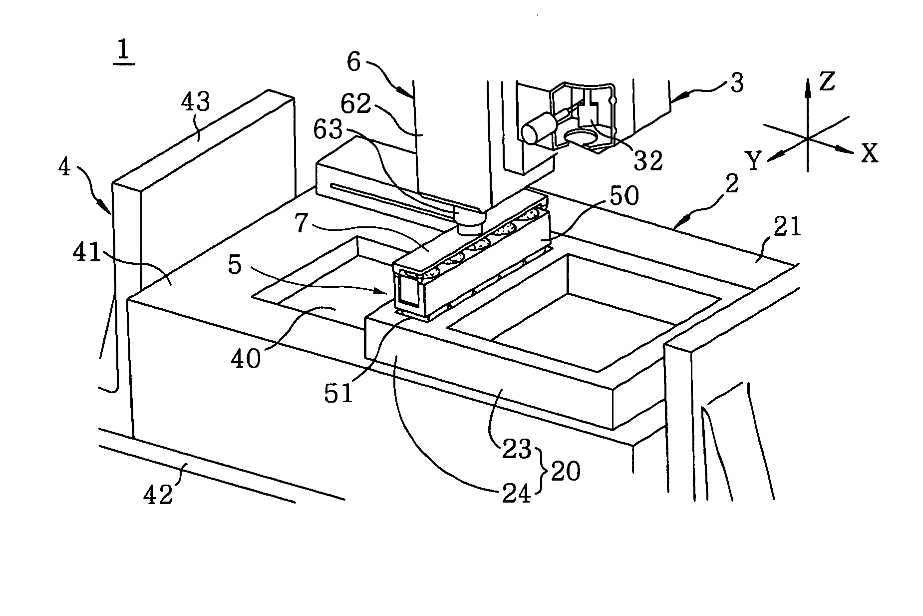 Apparatus for producing a laminated object