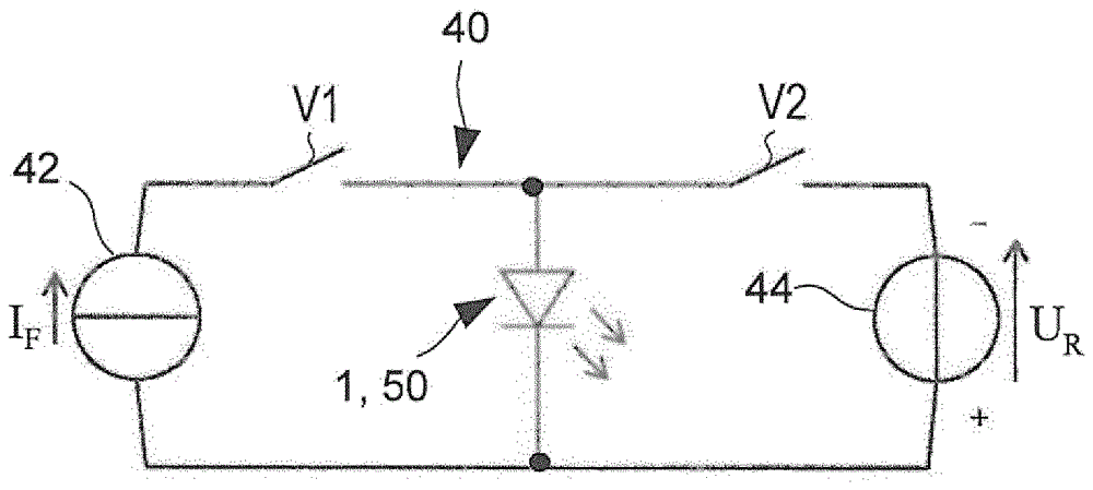 Method for identifying a short circuit in a first light emitting diode element, and optoelectronic subassembly