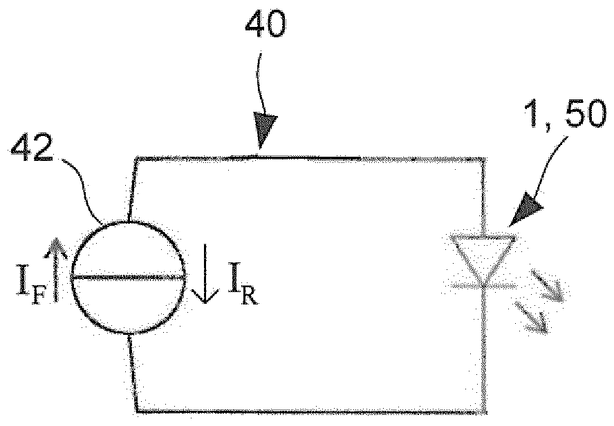 Method for identifying a short circuit in a first light emitting diode element, and optoelectronic subassembly