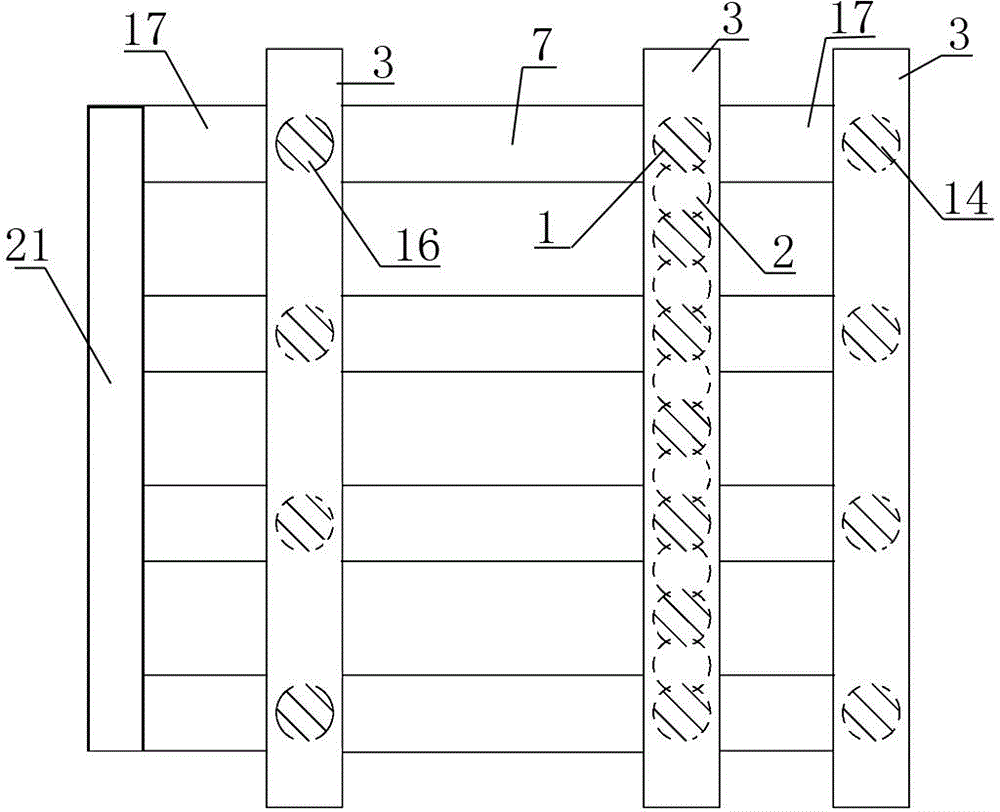 Multi-platform inner-support-free self-waterproof foundation pit retaining structure and construction method thereof